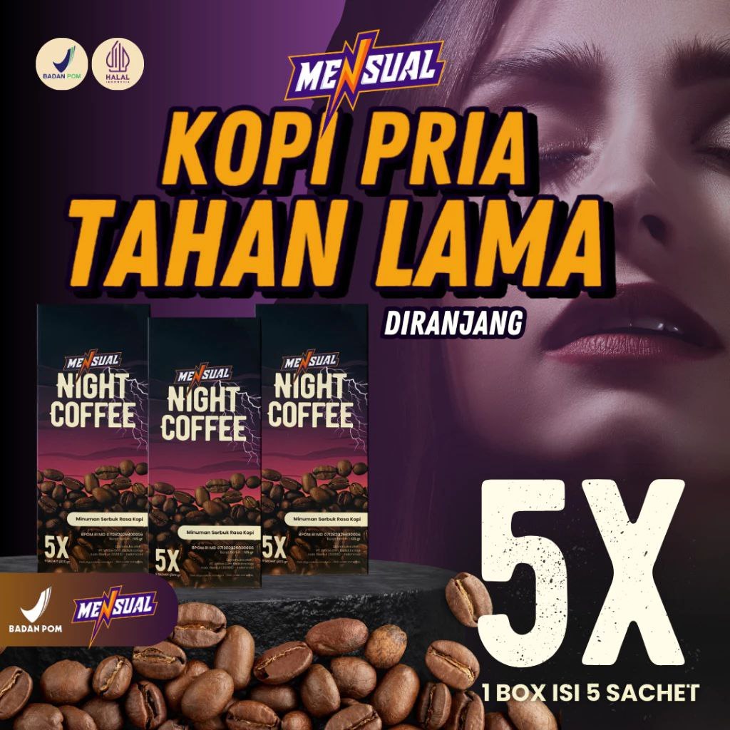 

Mensual Night Coffee - Kopi Untuk Meningkatkan Daya Tahan Pria Dewasa BPOM | Kopi Penambah Stamina