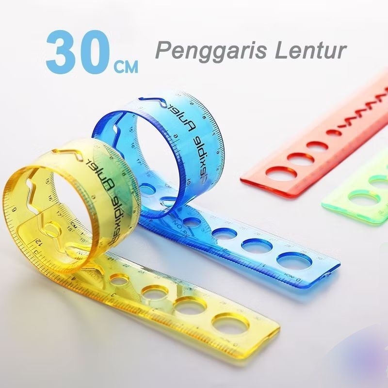 

(1Pcs) Flexible Ruler Penggaris Lentur Garisan Flexibel