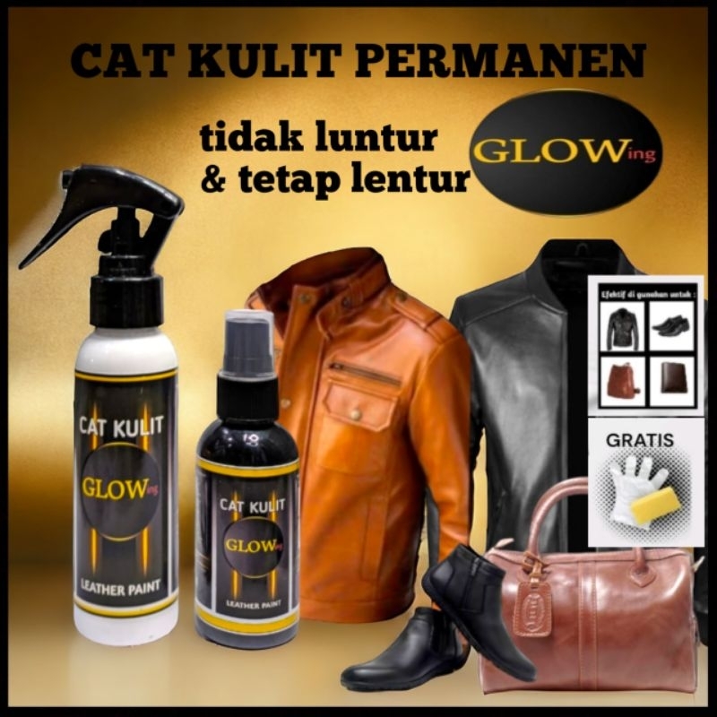 GLOWing cat jaket tas sepatu kulit permanen