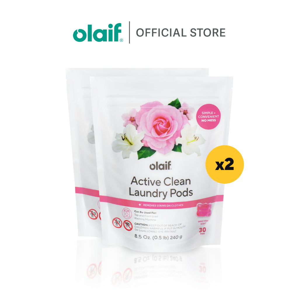 Olaif Active Clean Laundry Pods - Deterjen Pods / Detergent Capsule / Laundry Capsule