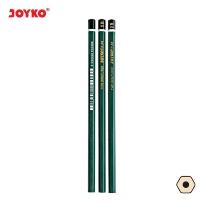 

pensil 2b / pensil joyko 2b / pensil joyko / pensil hitam / pensil 2b joyko p-88