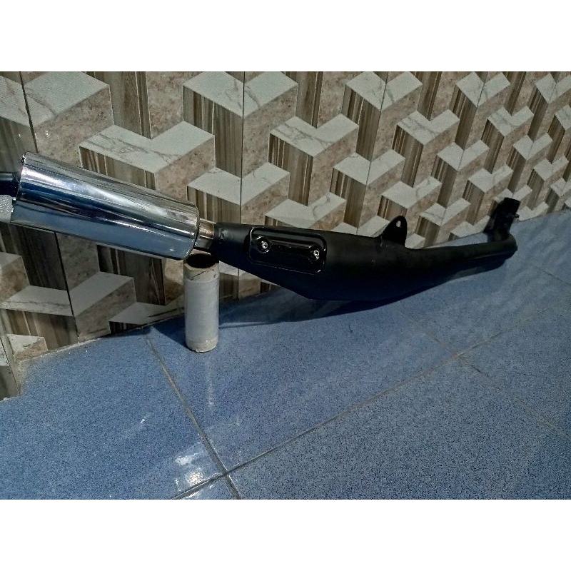 Knalpot Standar Racing Fiz r Full Press Suara Prepet PnP Yamaha Alfa Spek Harian dan Porting