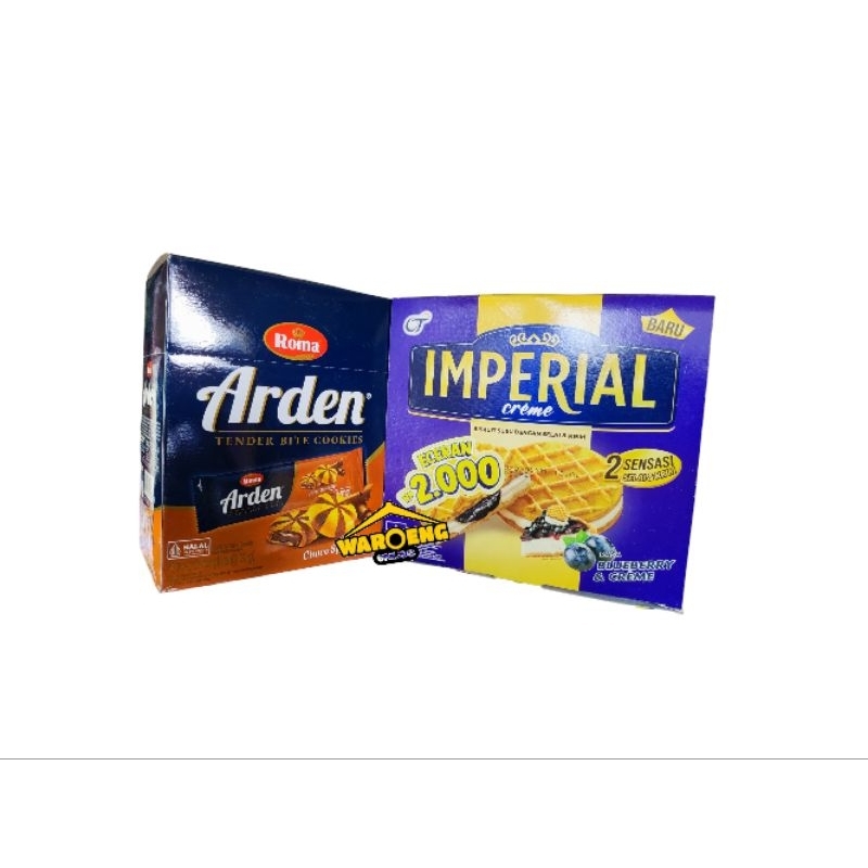 

Roma Arden Chocosplendid Box Isi 10 Sachet || IMPERIAL CREME Blueberry 27GR - [1 Box Isi12 Pcs]