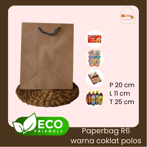 

[LUSINAN] PAPERBAG WARNA COKLAT POLOS UKURAN 20 × 11 × 25 PAPERBAG SOVENIR PAPERBAG HAJATAN PAPERBAG MURAH KANTONG KERTAS TAS KERTAS GOODIE BAG