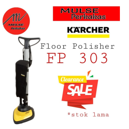Karcher FP 303 Floor Polisher - Poles Lantai Kayu dan Vinyl dengan Cepat dan Efisien