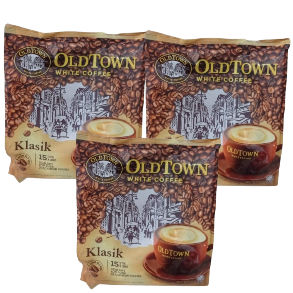 

OLDTOWN White Coffee 3 in 1 Classic Malaysia Original 3packs