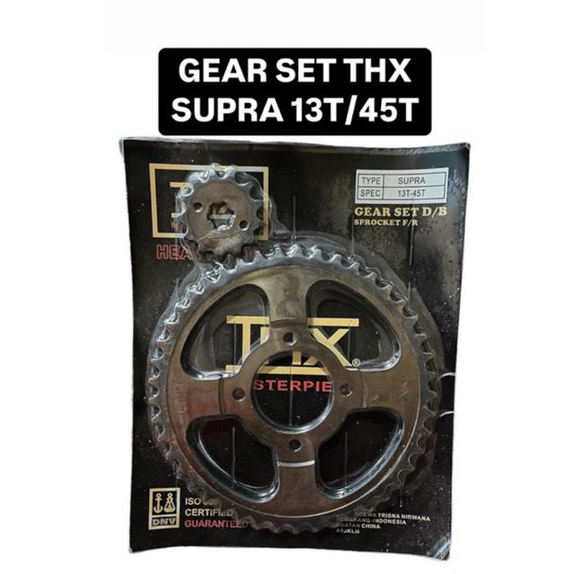 GEAR SET SEPUHAN SUPRA 13T/45T THX