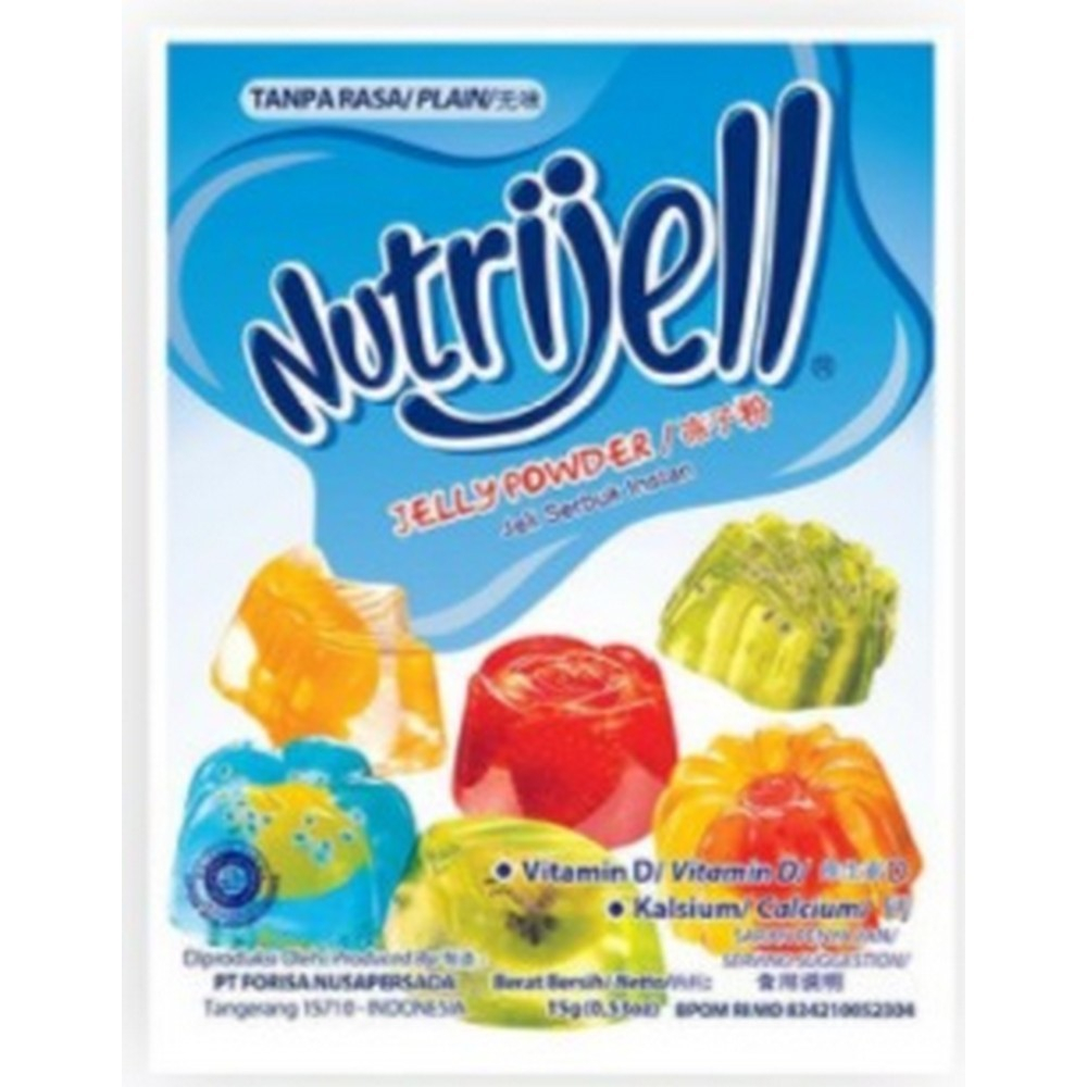 

NUTRIJELL PLAIN 15 GRAM