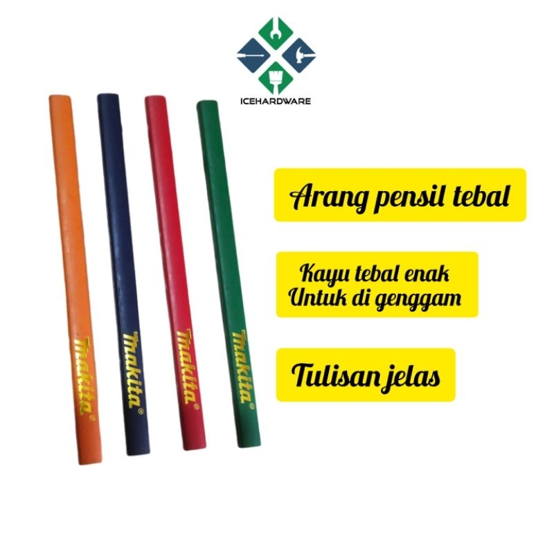 

Pensil Tukang Jumbo Makita / Pensil Kayu Makita