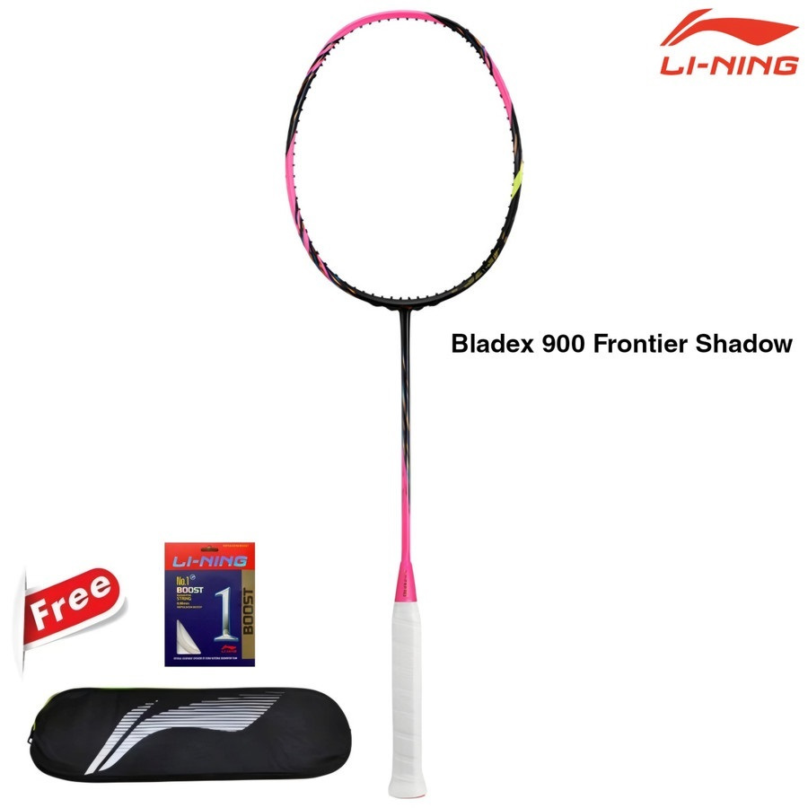 NEW - Raket Badminton Lining Bladex 900 Frontier Shadow Raspberry Original