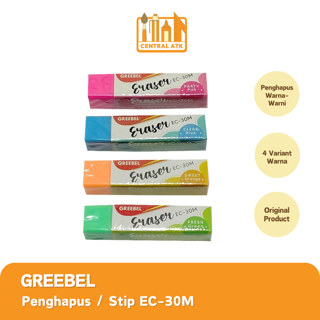

STIP / PENGHAPUS GREEBEL EC-30M WARNA (1PCS)