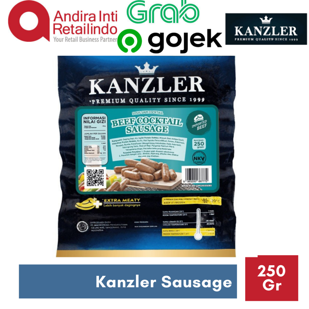 

Kanzler Beef Cocktail 250/500 gr Instan - Sameday Only