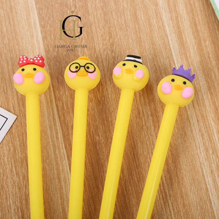 

PULPEN GEL BEBEK KUNING PEN 1PCS PENA LUCU IMUT KADO UNIK KOREA AESTHETIC COD