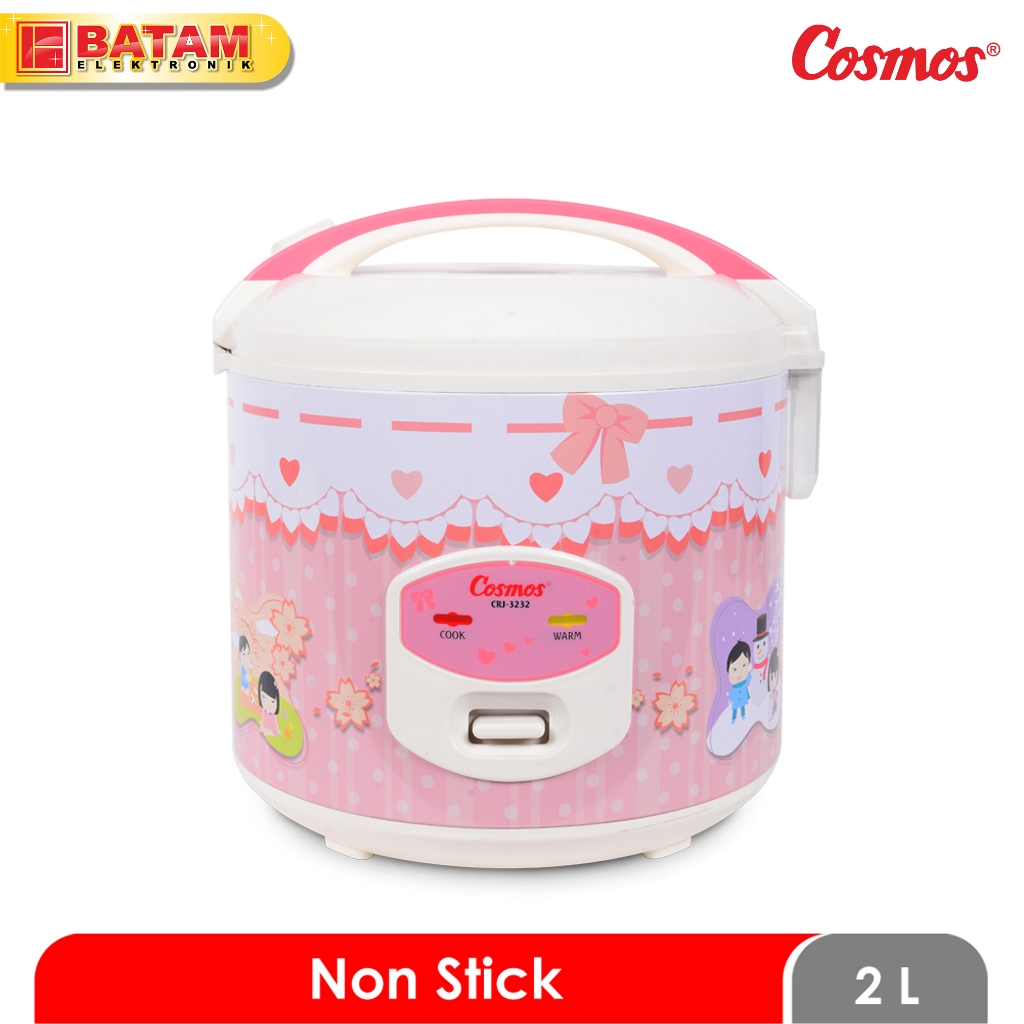 Cosmos Rice Cooker 2 Liter Anti Lengket CRJ-3232