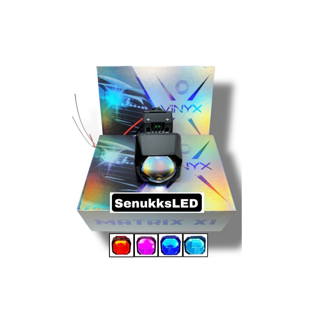 BiLED 1.5 Inch - Biled Matrix X1 VINYX 1,5 Inch PURPLE LENS BILED VINYX BILED MATRIX VINYX BILED MAT