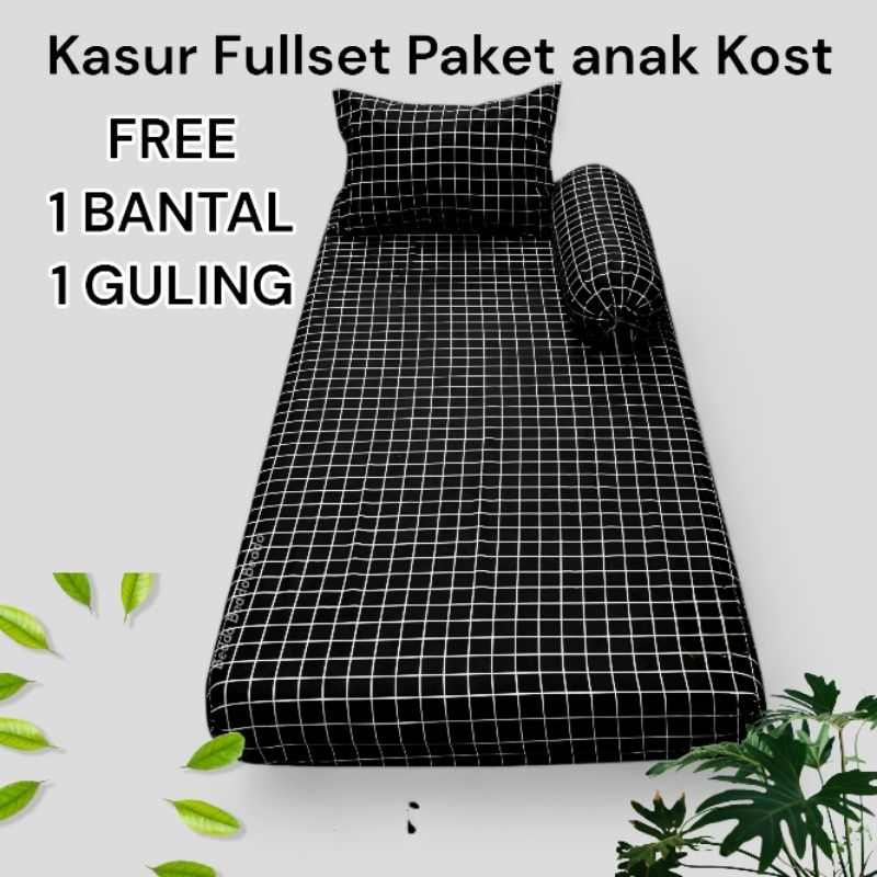 KASUR ANAK KOST ANTI KEMPES TEBAL 10 CM FULLSET BANTAL GULING
