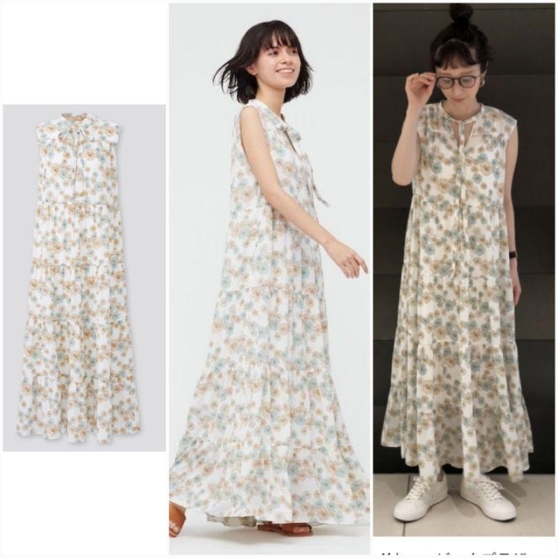 PAUL & JOE X UNIQLO tiered dress