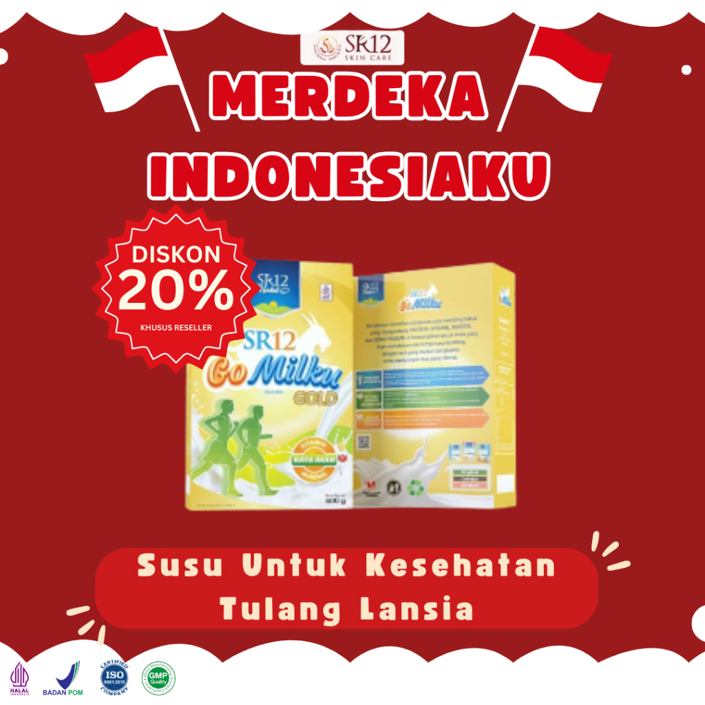 

PROMO KEMERDEKAAN UP TO 20%SUSU TULANG UNTUK LANSIA GOMILKU GOLD SR12 // SUSU BEBAS KOLESTROL