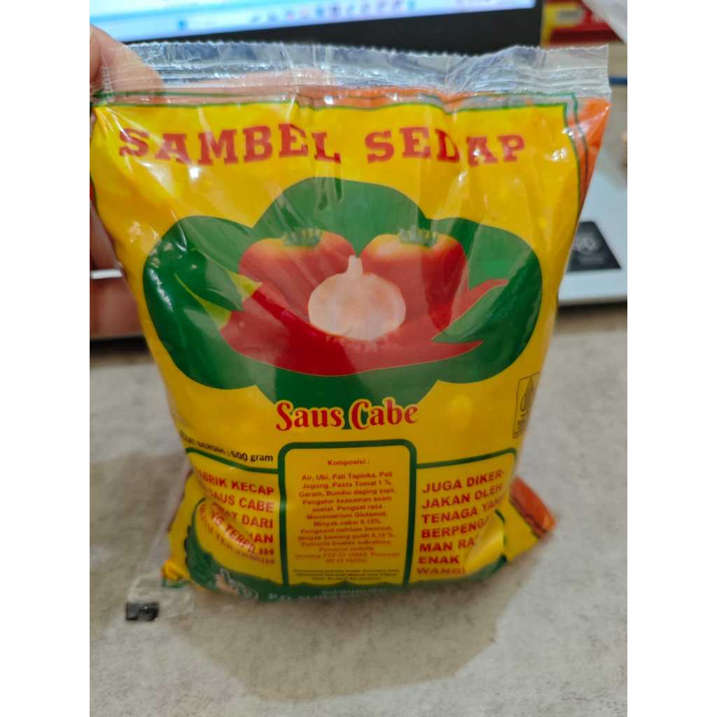 SAOS BANTAL SAMBAL SEDAP SAUS CABE SAOS UBI SAOS MIE AYAM SAOS BAKSO 600GR