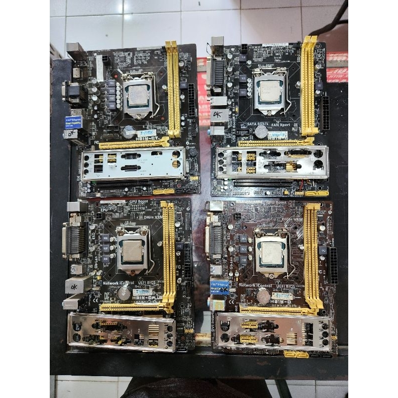 MOBO PC ASUS / GIGABYTE / MEREK RANDOM. MOTHERBOARD H81 SOCKET 1150 DDR3 HASWELL