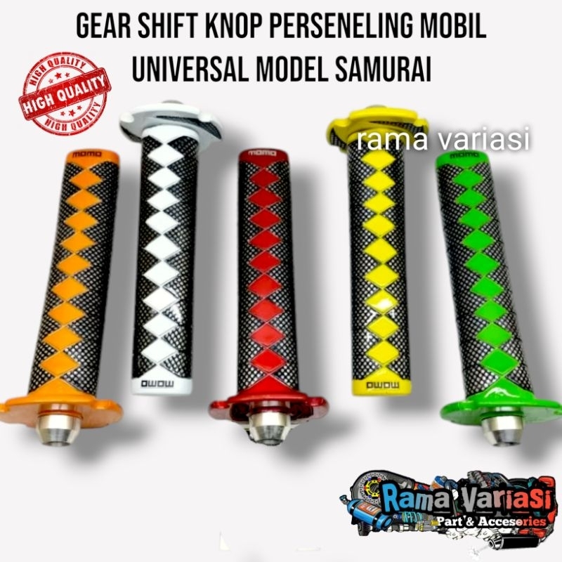 Gear Shift Knob Perseneling Perseneling Mobil Universal Model Samurai Kualitas Terbaik