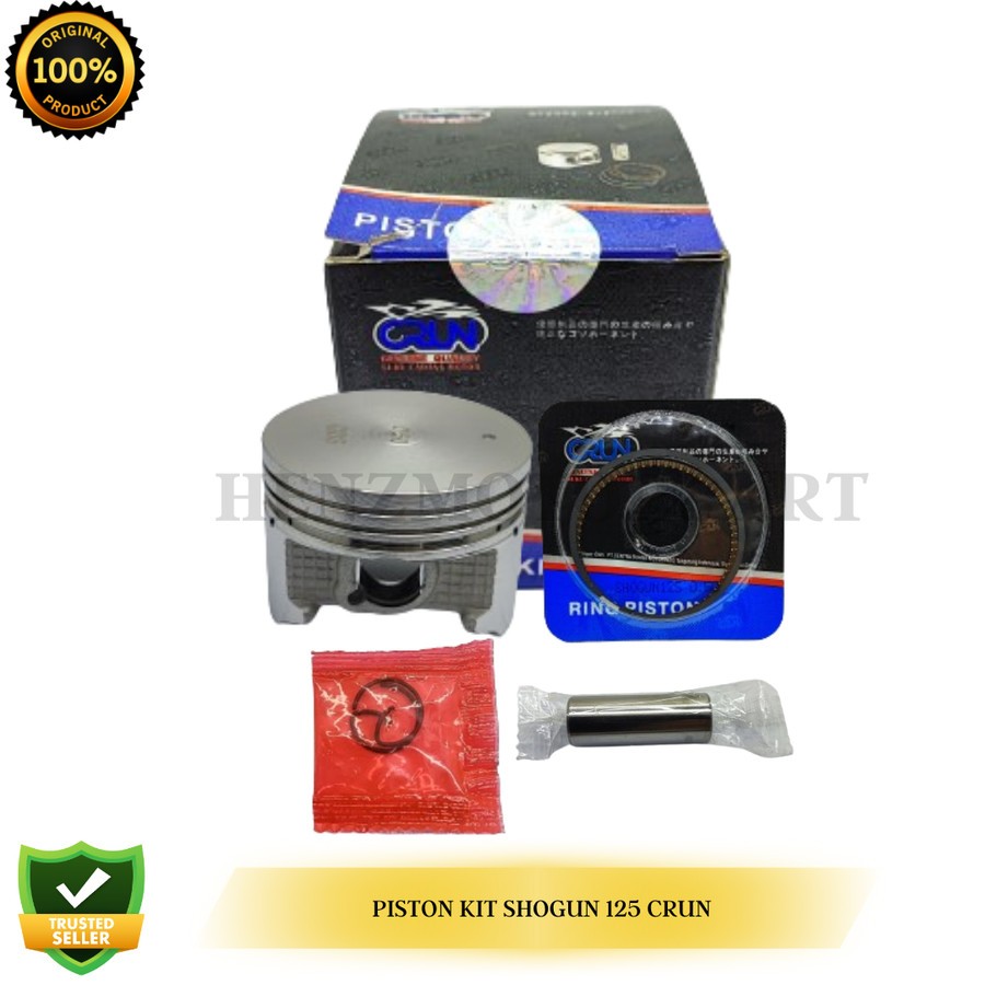 PISTON KIT SEHER KIT PISTON RING SHOGUN 125 CRUN