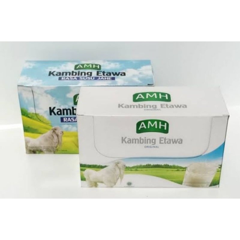 

AMH Susu Kambing Etawa Ori/Jahe 250gr ( isi 10 pcs)
