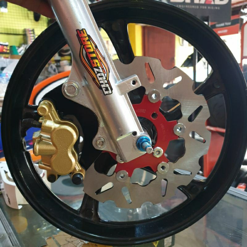 Kaliper kepala Babi Yamaha R15 + Breket buat Mio sporty 5TL