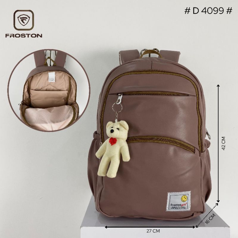 TAS RANSEL SEKOLAH CEWEK PREMIUM KUALITAS BAGUS FROSTON D-4099