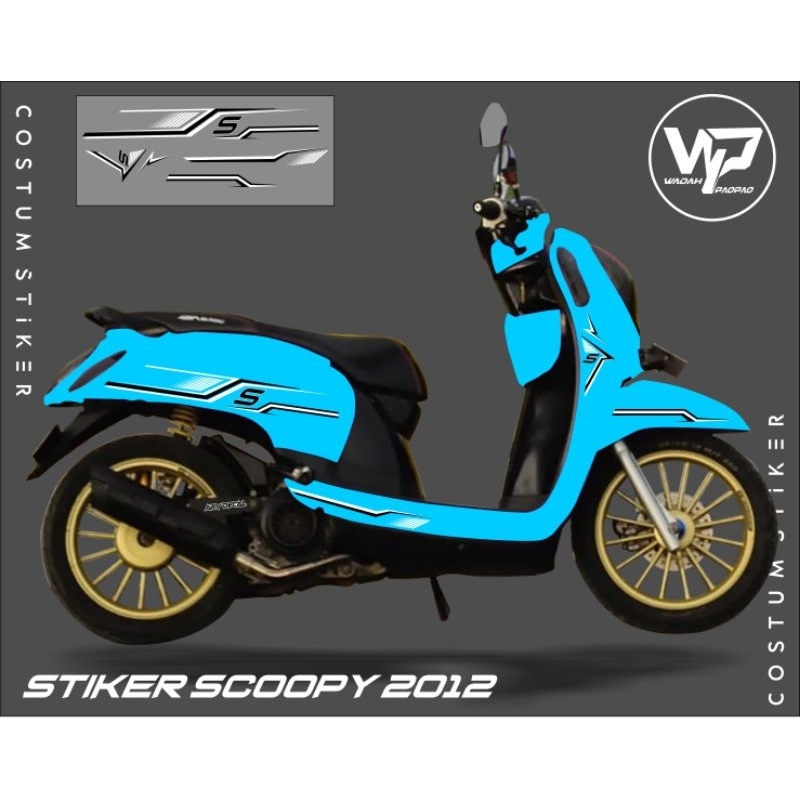 stiker scoopy 2012 transfaran UV