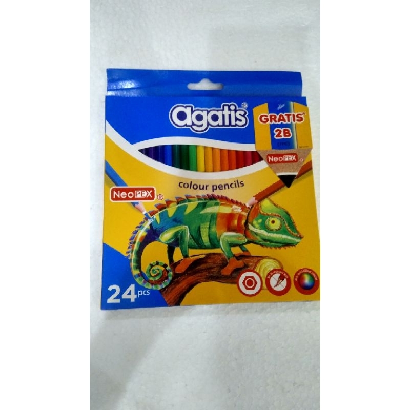 

KLIR KAYU 24 WARNA merk AGATIS ,PENSIL KAYU,PENSIL WARNA,PENSIL SET
