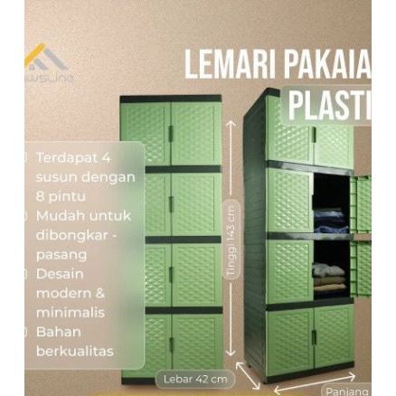 Lemari Plastik 4 Susun Lemari Baju Warna 4 Susun Lemari Plastik Kokok Murah
