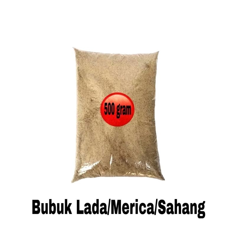 

Tepung Sahang / Bubuk Lada 500gr Asli 100%