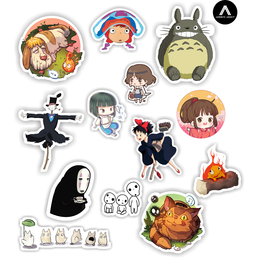 

STICKER PACK - 13pcs GHIBLI - STICKER AESTHETIC HELM, LAPTOP, AKSESORIS HP, ANTI AIR DAN MOTIF.