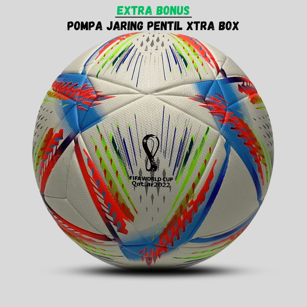 bola sepak size 4 AL RIHLA premium bola kaki ssb ADIDAS AL RIHLA bola sepak empuk berkualitas