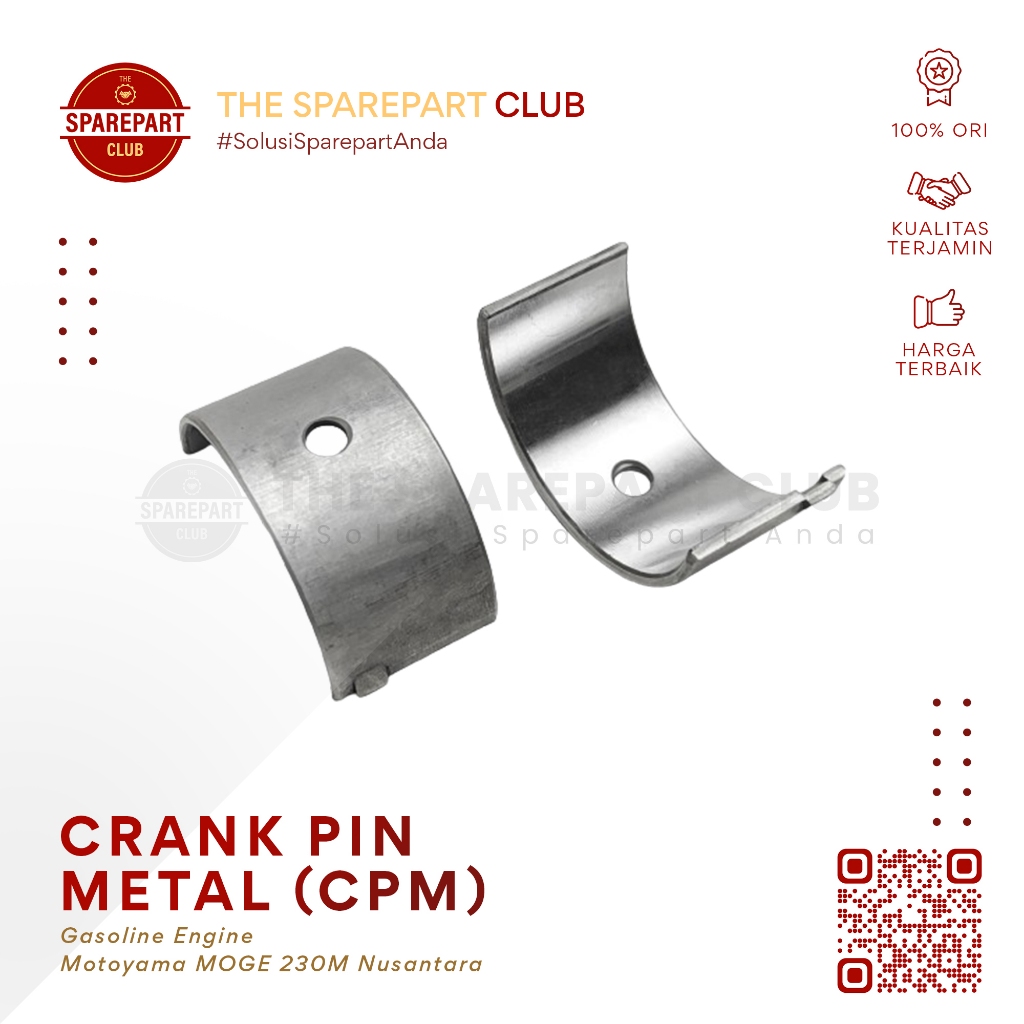 Metal Jalan Engine Motoyama MOGE 230M 230 M Nusantara - Crank Pin Metal CPM