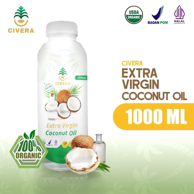 

Minyak Kelapa Extra Virgin Coconut Oil VCO 1000ml Civera