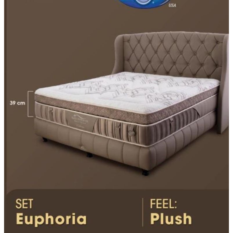 SPRING BED EUPHORIA KASUR TIDUR ELEGAN SPRING BED SPRING AIR