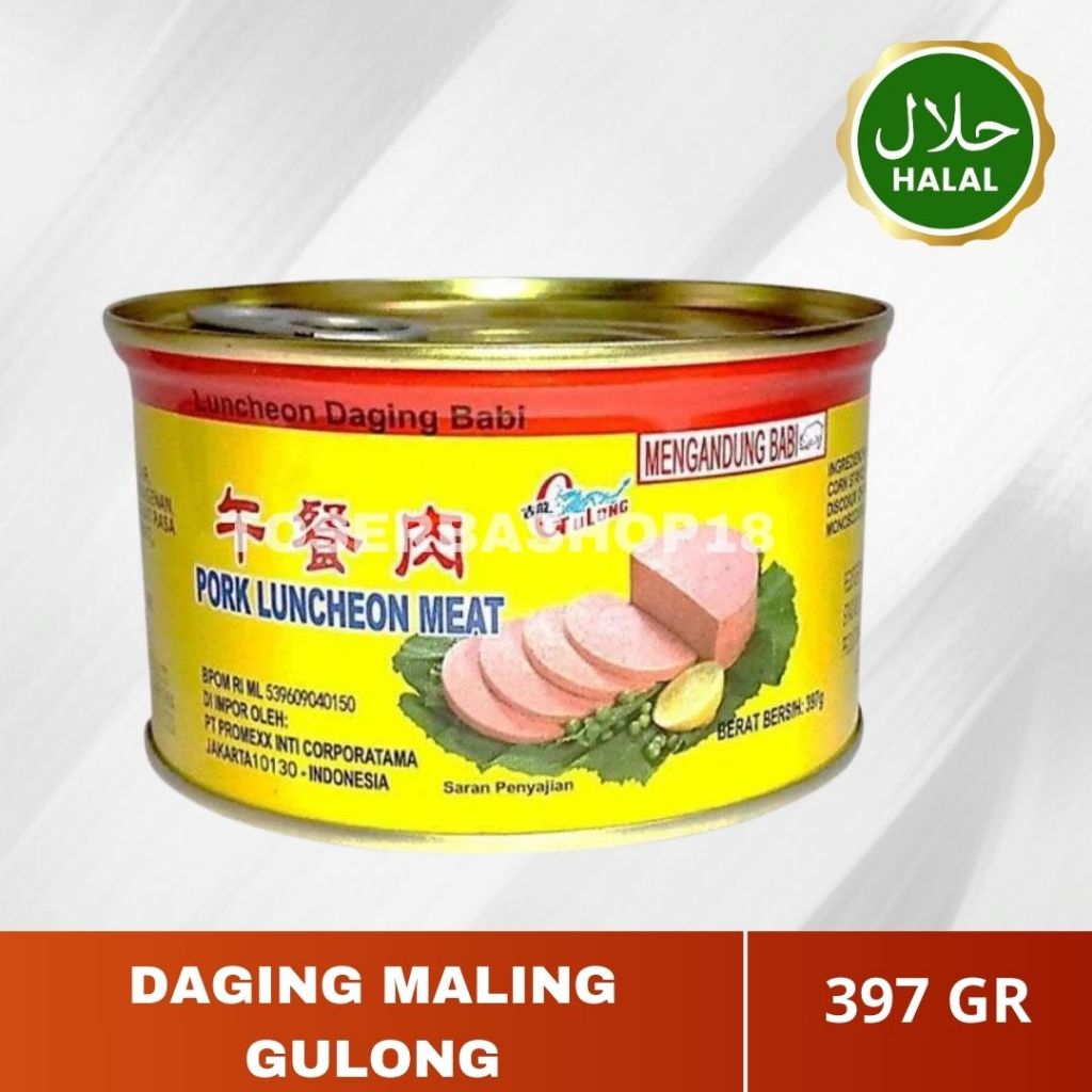 

Maling Gulong / Daging maling / luncheon meat gulong 397gr / Non Halal / Top brand