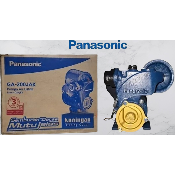 Pompa Air PANASONIC GA-200JAK 200Watt Otomatis / Pompa Panasonic GA200JAK 200W Pompa Sumur Dangkal