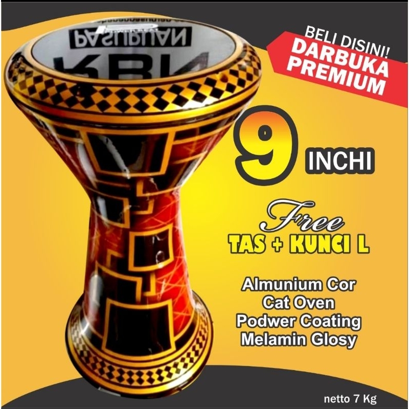 darbuka  9 inchi  fullsett