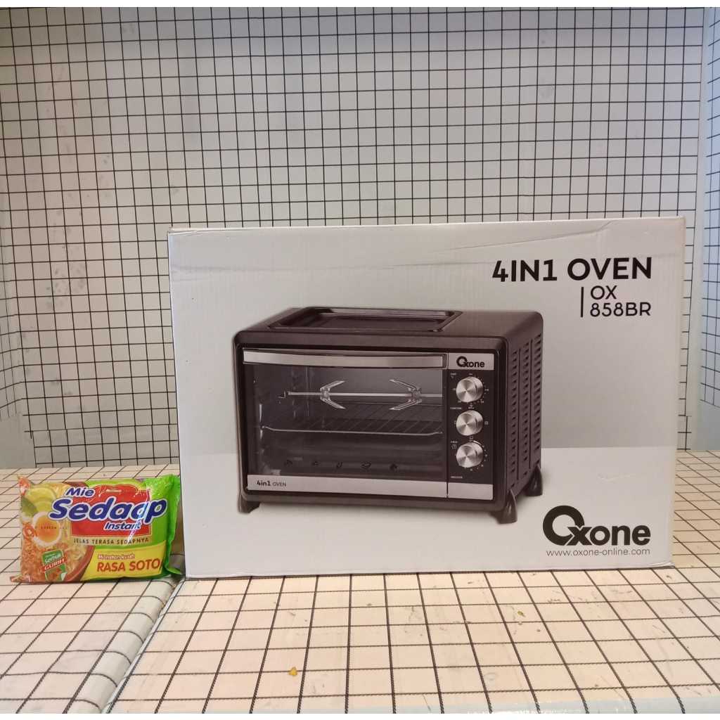 OXONE Oven 18 Liter Grill Top 0X-858BR Black 4 IN 1 800W