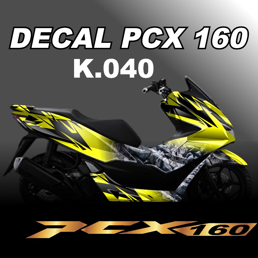 (COD)Decal STIKER PCX 160 2022 2023 Full body - STICKER AKSESORIS VARIASI MOTOR PCX 160 k.040
