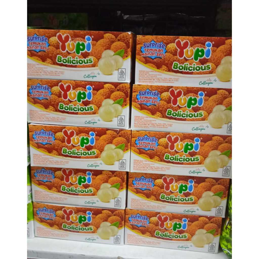 

YUPI BOLICIOUS 24 sachet LYCHEE per box