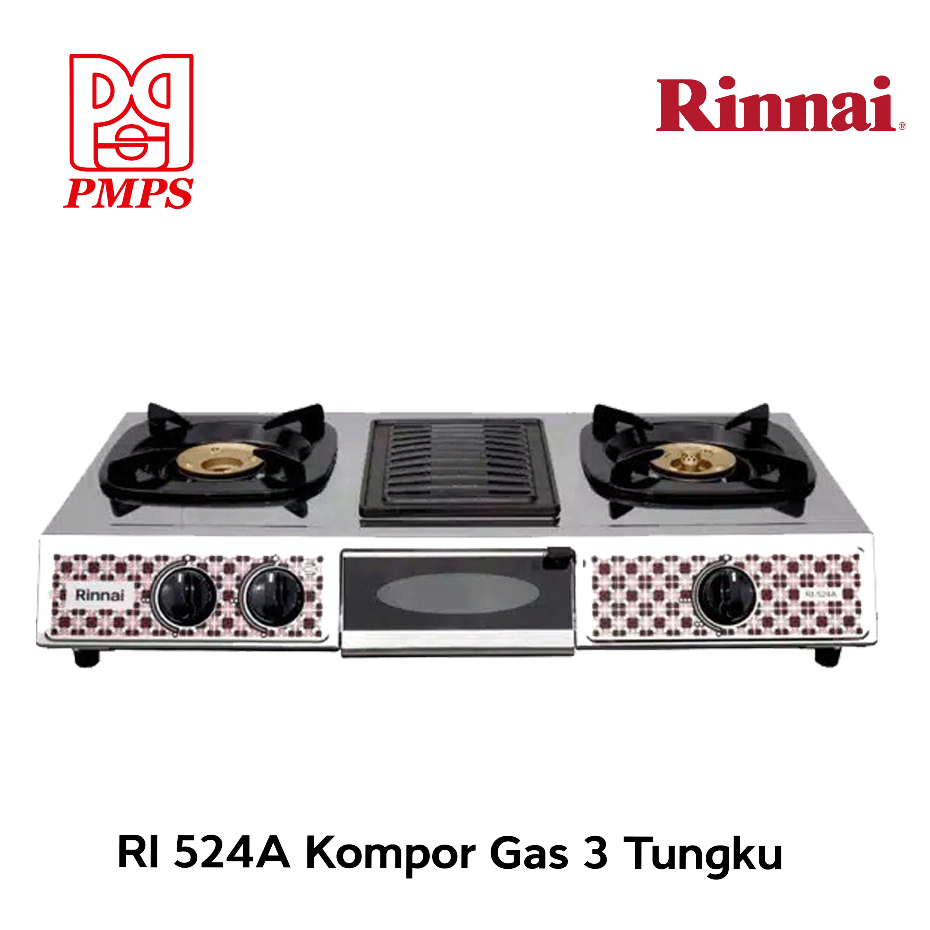 Rinnai RI 524A Kompor Gas 3 Tungku