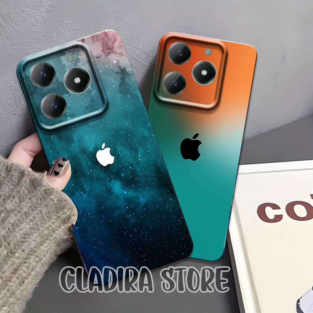Softcase Logo Iphone  Untuk Realme C63 C61 C51S C51 C55 C53 C65 C67 C30 C31 C33 C35 12 PRO 5 C3 C12 