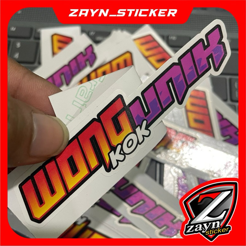 

sticker viral wong unik 014