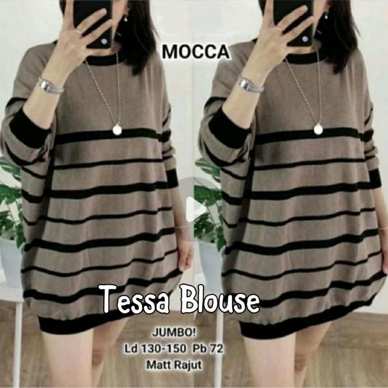 JUMBO LD 130 CM TESSA KAOS WANITA RAJUT