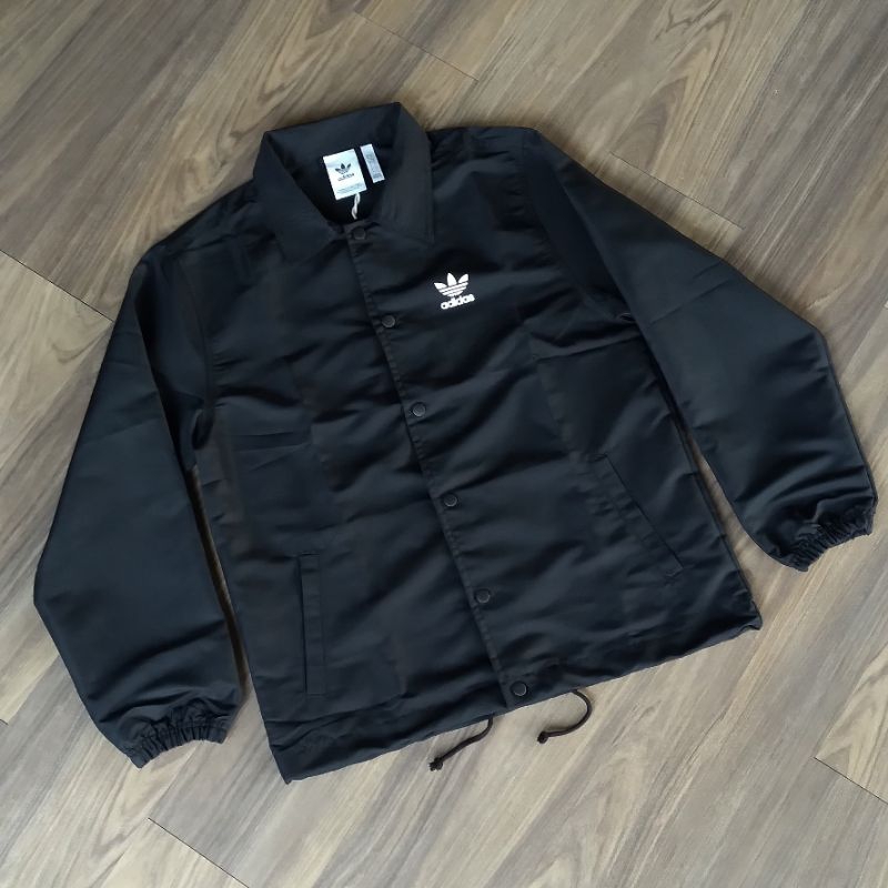 JACKET ADIDAS ADICOLLOR COACH BLACK WHITE