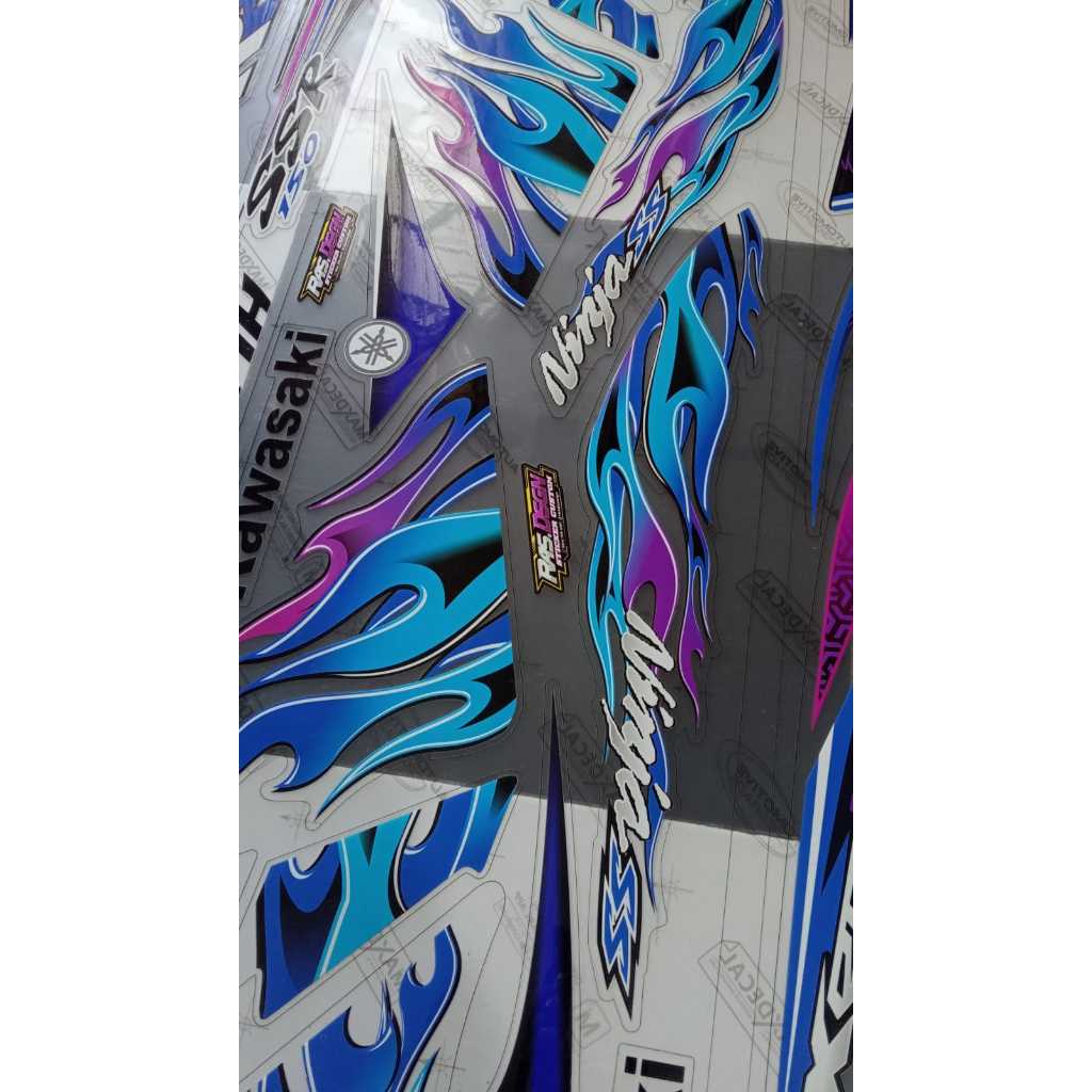 Striping Ninja SS Api Transparan - Striping Transparan Ninja SS/R Transparan